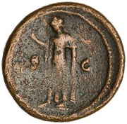 As - Vespasian S C; Spes, Rome, 76 reverse image