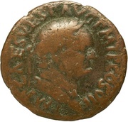 As - Vespasian S C; Spes obverse image