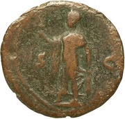 As - Vespasian S C; Spes, Rome, 76 reverse image