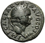 As - Vespasian VICTORIA AVGVST S C; Victory obverse image
