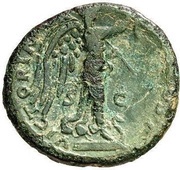 As - Titus VICTORIA AVGVST S C; Victory, Rome, 76 reverse image