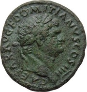 As - Domitian AEQVITAS AVGVST S C; Aequitas obverse image