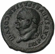 As - Vespasian AEQVITAS AVGVST S C; Aequitas obverse image