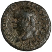 As - Vespasian VICTORIA AVGVST S C; Victory obverse image