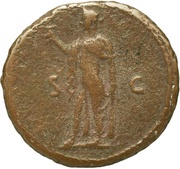 As - Titus S C; Spes, Rome, 77-78 reverse image