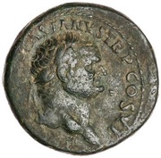 As - Titus VICTORIA AVGVST S C; Victory obverse image