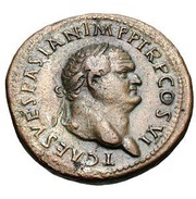 As - Titus VICTORIA AVGVST S C; Victory obverse image