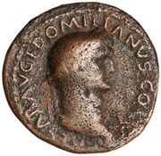 As - Domitian S C; Spes obverse image