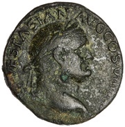 As - Vespasian PROVIDENT S C obverse image