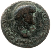 As - Vespasian VICTORIA NAVALIS S C; Victory obverse image