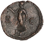As - Titus S C; Spes, Rome, 77-78 reverse image