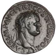 As - Titus VICTORIA NAVALIS S C; Victory obverse image