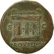 As - Titus PROVIDENT S C, Rome, 77-78 reverse image