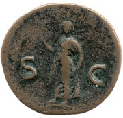 As - Titus S C; Spes, Rome, 77-78 reverse image