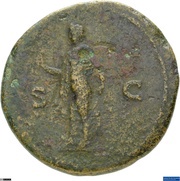 As - Titus S C; Spes, Rome, 77-78 reverse image