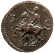 As - Domitian S C, Rome, 77-78 reverse image