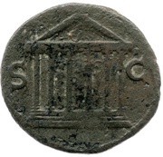 As - Domitian S C, Rome, 77-78 reverse image