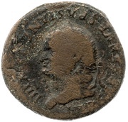 As - Vespasian VICTORIA AVGVST S C; Victory obverse image