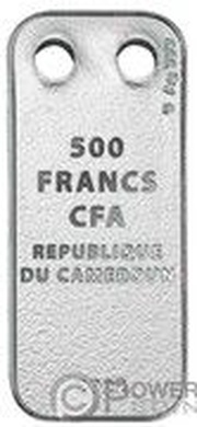 500 Francs Amber pendant obverse image