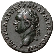As - Titus VICTORIA AVGVST S C; Victory obverse image