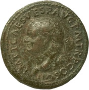 As - Titus VICTORIA AVGVST S C; Victory obverse image