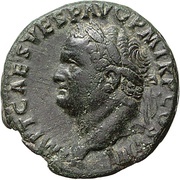 As - Titus AETERNITAS AVGVST S C; Aeternitas obverse image