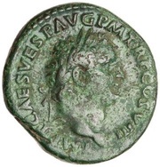 As - Titus PAX AVGVST S C; Pax obverse image