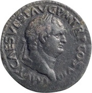 As - Titus PAX AVGVST S C; Pax obverse image