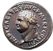 As - Titus SECVRITAS AVGVST S C; Securitas obverse image