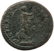 As - Titus VICTORIA AVGVSTI S C; Victory, Rome, 80-81 reverse image