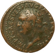 As - Titus IMP T CAES VESP AVG P M TR P COS VIII obverse image