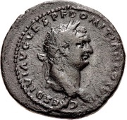 As - Domitian S C obverse image