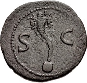 As - Domitian S C, Rome, 80-81 reverse image