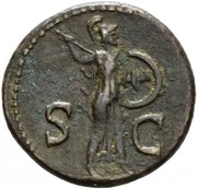 As - Domitian S C; Minerva, Rome, 80-81 reverse image