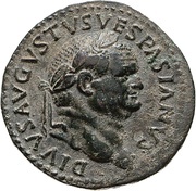 As - Vespasian VICTORIA AVGVST S C; Victory obverse image