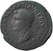 As - Drusus Caesar IMP T CAES DIVI VESP F AVG P M TR P P P COS VIII RESTITVIT obverse image