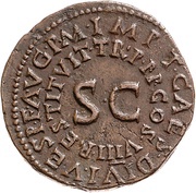 As - Germanicus IMP T CAES DIVI VESP F P M TR P P P COS VIII RESTITVIT, Rome, 80-81 reverse image