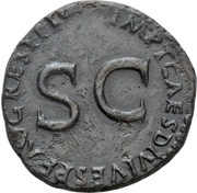As - Tiberius IMP T CAES DIVI VESP F AVG RESTITV, Rome, 80-81 reverse image