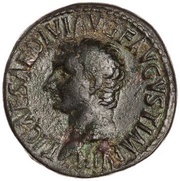 As - Tiberius IMP T CAES DIVI VESP F AVG REST S C obverse image
