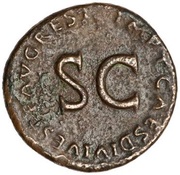 As - Germanicus IMP T CAES DIVI VESP F AVG REST, Rome, 80-81 reverse image
