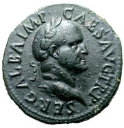 As - Galba IMP T CAES DIVI VESP F AVG REST obverse image