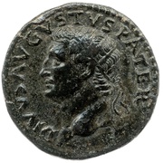 As - Augustus IMP T CAES AVG RESTITVIT S C PROVIDENT obverse image