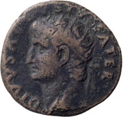 As - Augustus IMP T VESP REST S C PROVIDENT obverse image
