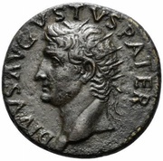 As - Augustus IMP T VESP AVG REST S C PROVIDENT obverse image