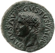 As - Augustus IMP T CAES AVG REST S C PROVIDENT obverse image