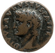 As - Augustus IMP T CAES AVG RESTITVIT S C obverse image