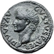As - Augustus IMP T VESP AVG REST S C obverse image
