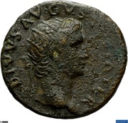 As - Augustus IMP T VESP AVG REST S C obverse image