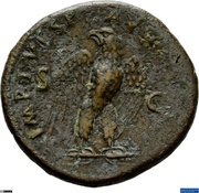 As - Augustus IMP T VESP AVG REST S C, Rome, 80-81 reverse image