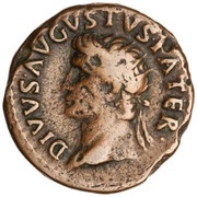As - Augustus IMP T VESP AVG REST S C obverse image